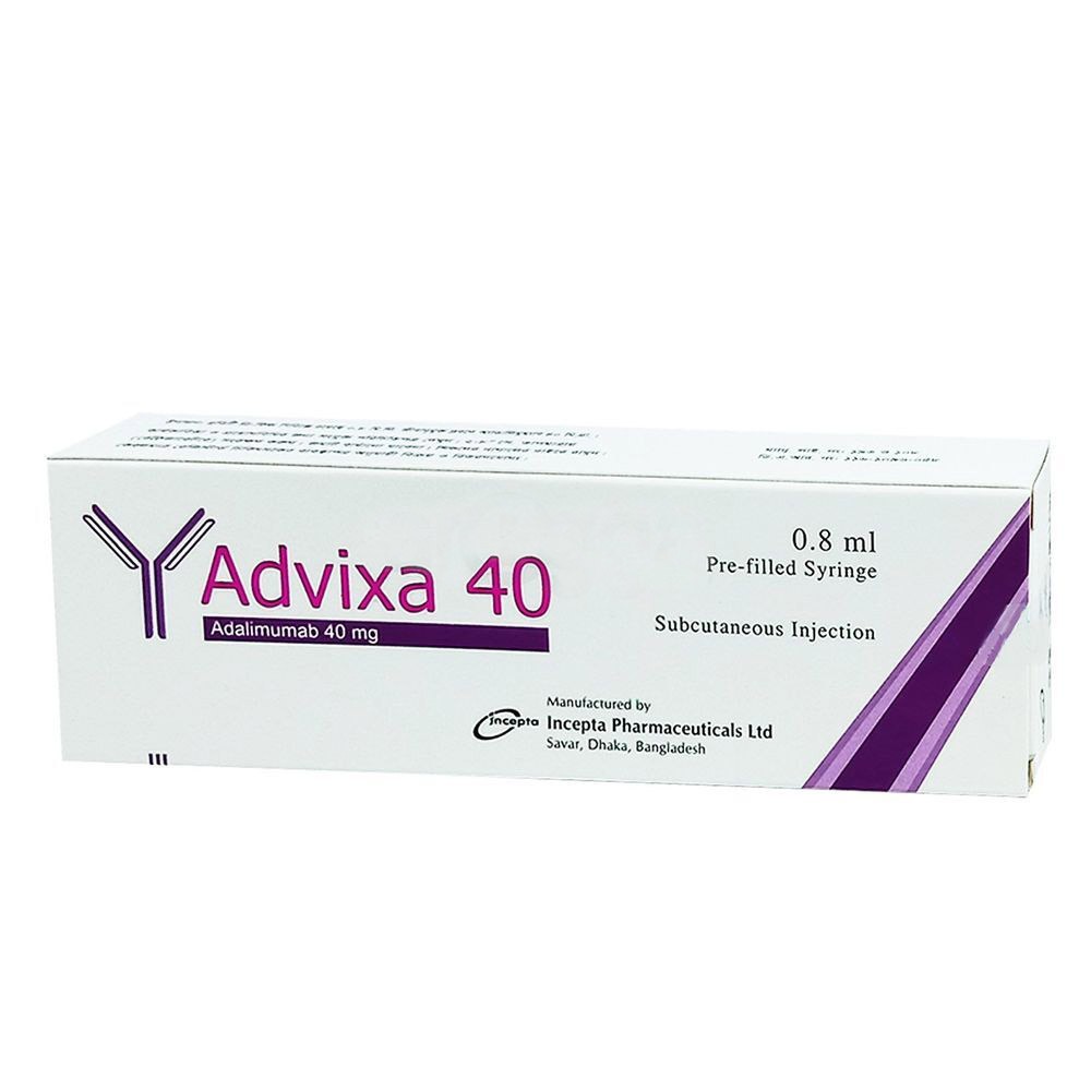 Advixa (SC Injection 40 mg/0.8 ml 0.8 ml pre-filled syringe)