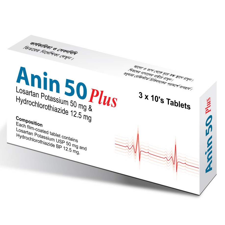 Anin Plus (Tablet 50 mg+12.5 mg)