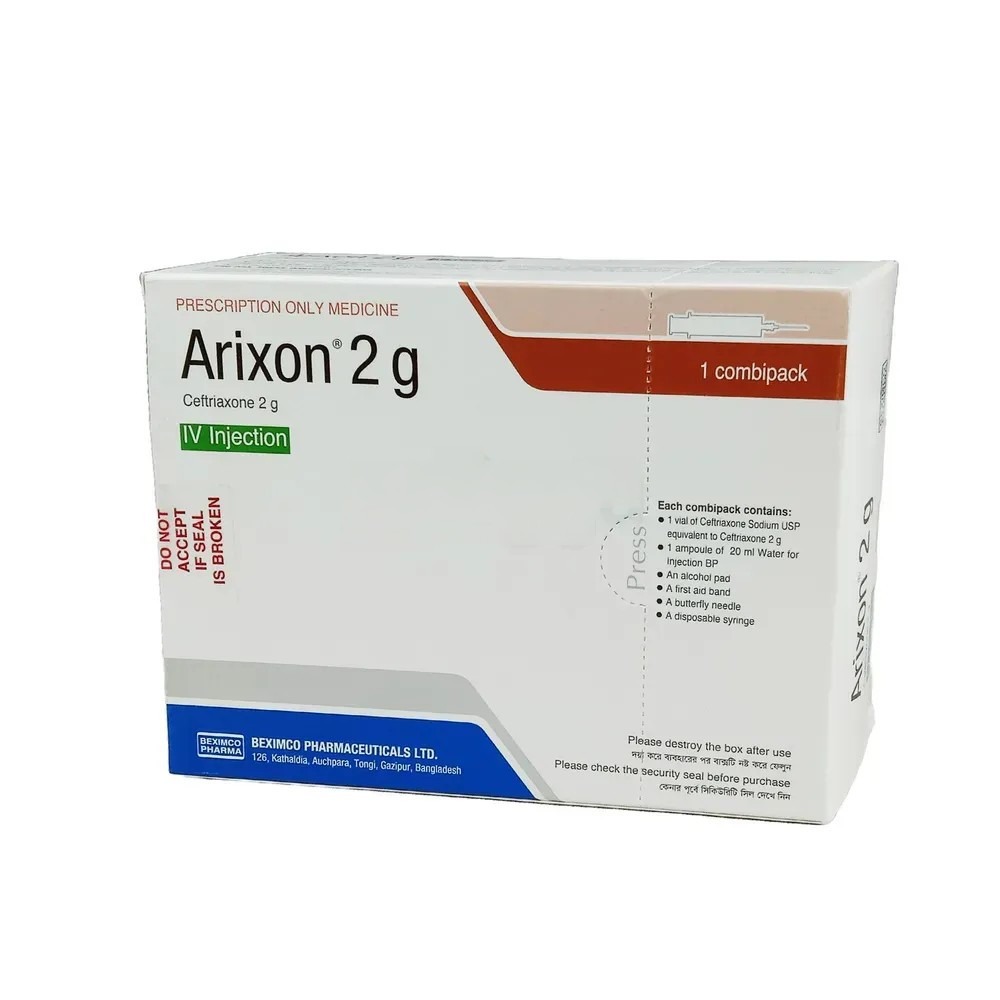 Arixon (IV Injection 2 gm vial)