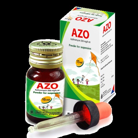 Azo  (200 mg/5 ml / 15 ml bottle:)