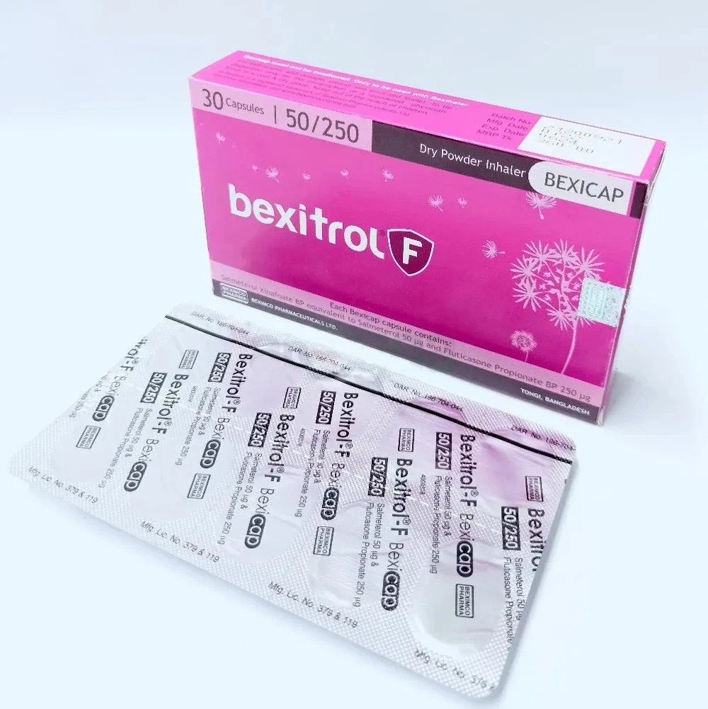 Bexitrol F (50 mcg+250 mcg)