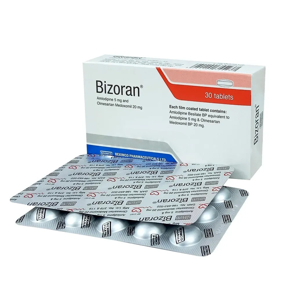 Bizoran (Tablet 5 mg+20 mg)