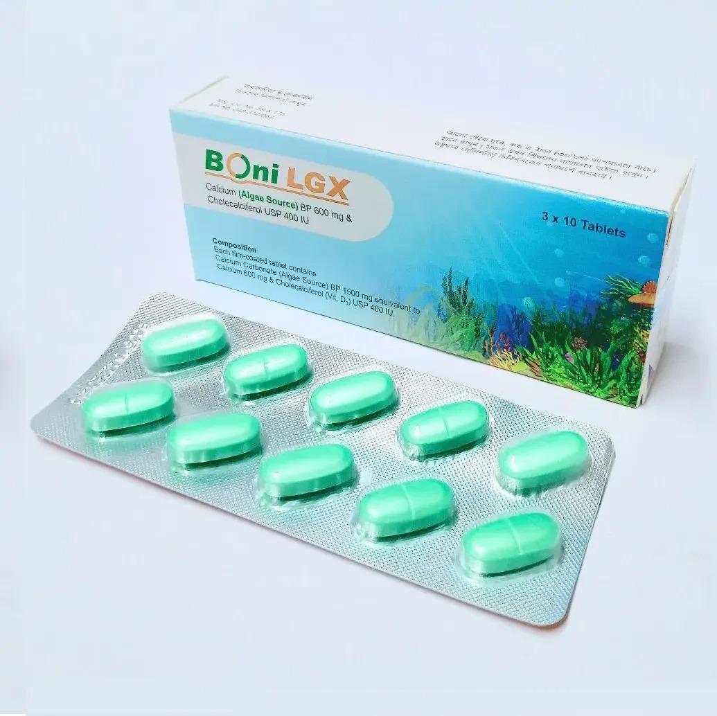 Boni LGX (Tablet 600 mg+400 IU)