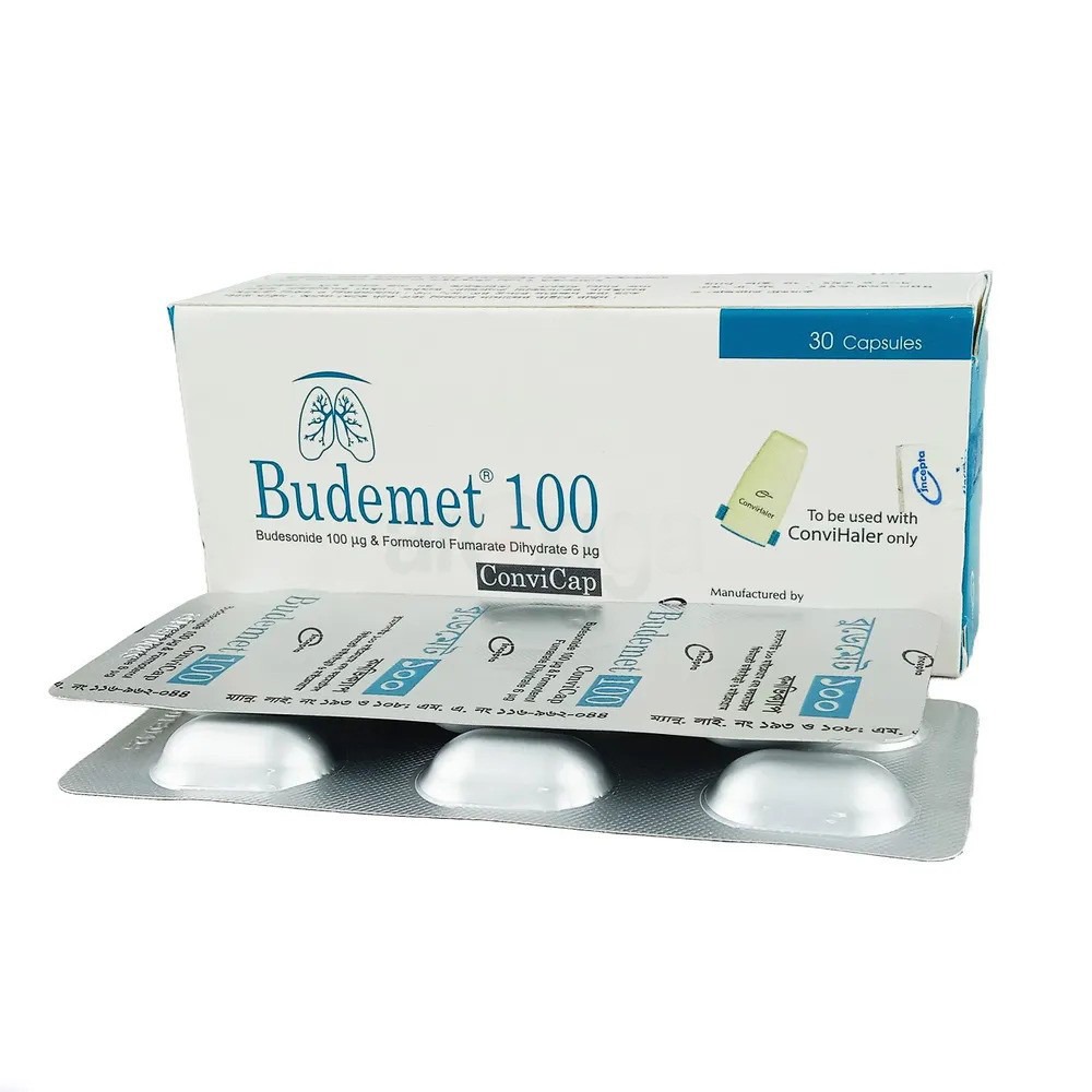 Budemet (Dry Powder Inhalation Capsule (DPI) 100 mcg+6 mcg)