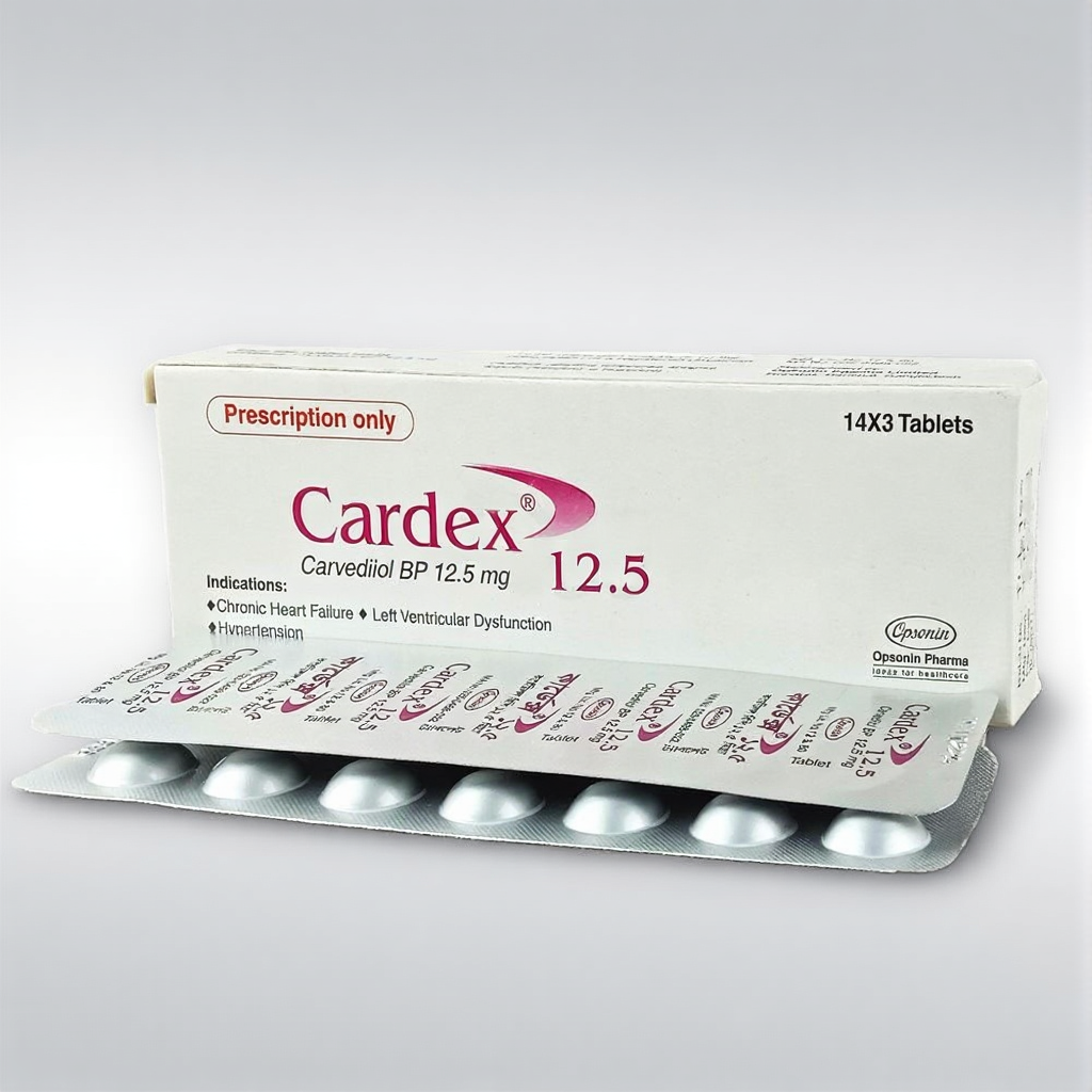 Cardex 12.5 mg tablet