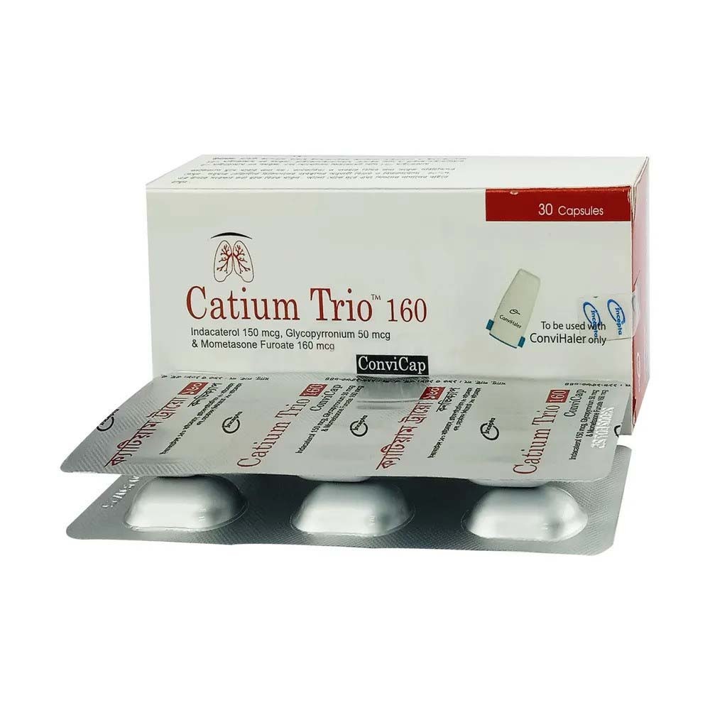 Catium (Trio Dry Powder Inhalation Capsule (DPI) 150 mcg+50 mcg+160 mcg)
