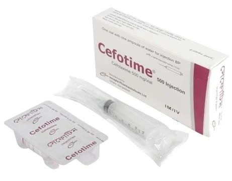 Cefotime (IM/IV Injection 500 mg/10 ml)