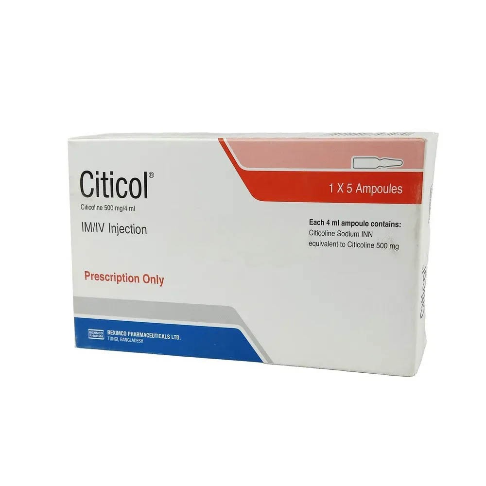 Citicol (IM/IV Injection 500 mg/4 ml)