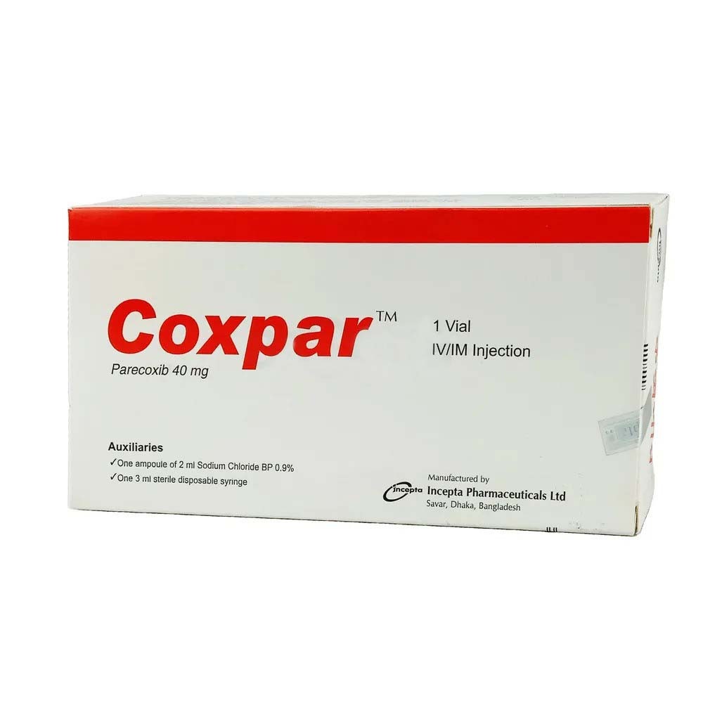 Coxpar (IM/IV Injection 40 mg/vial)