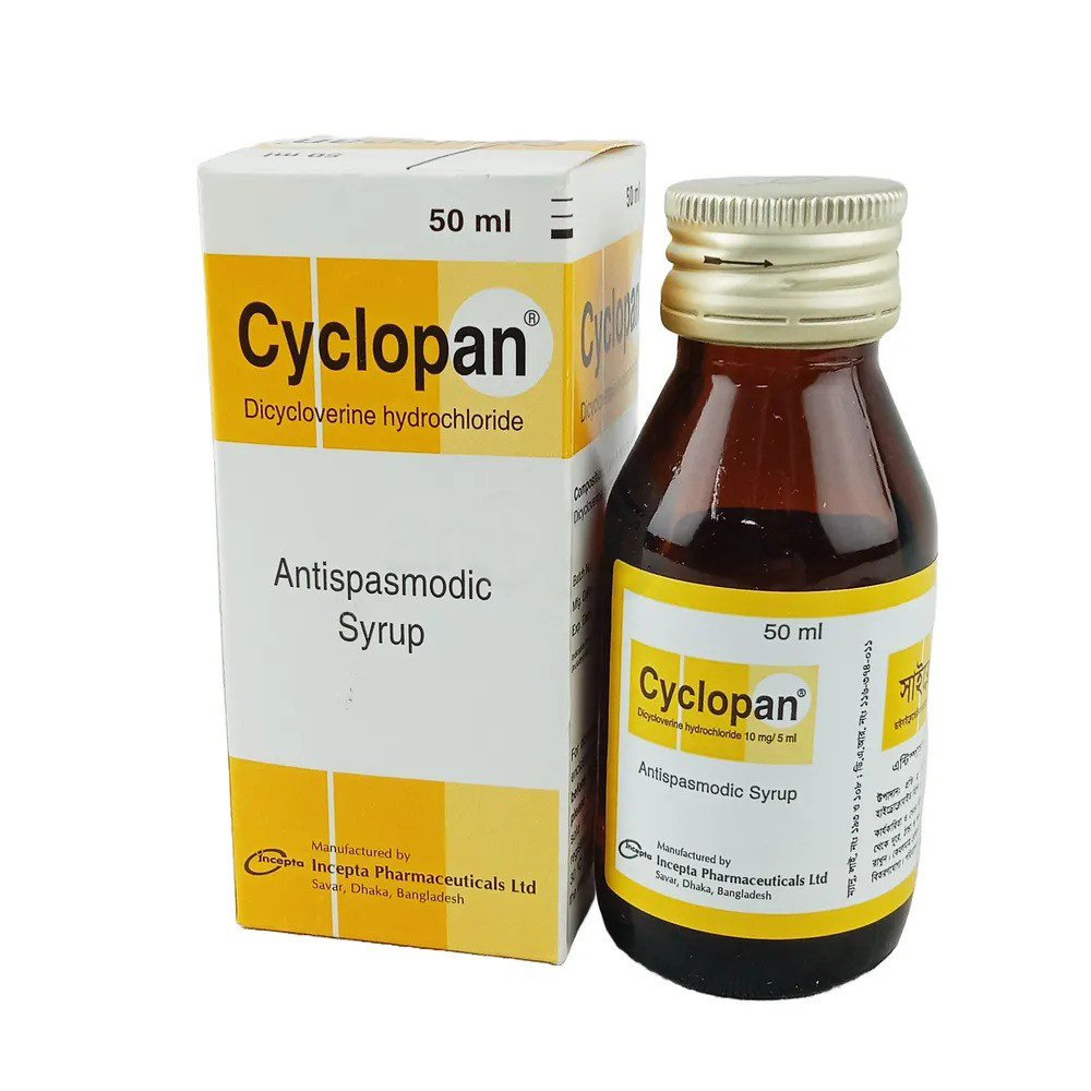 Cyclopan (Syrup 10 mg/5 ml 50 ml bottle)