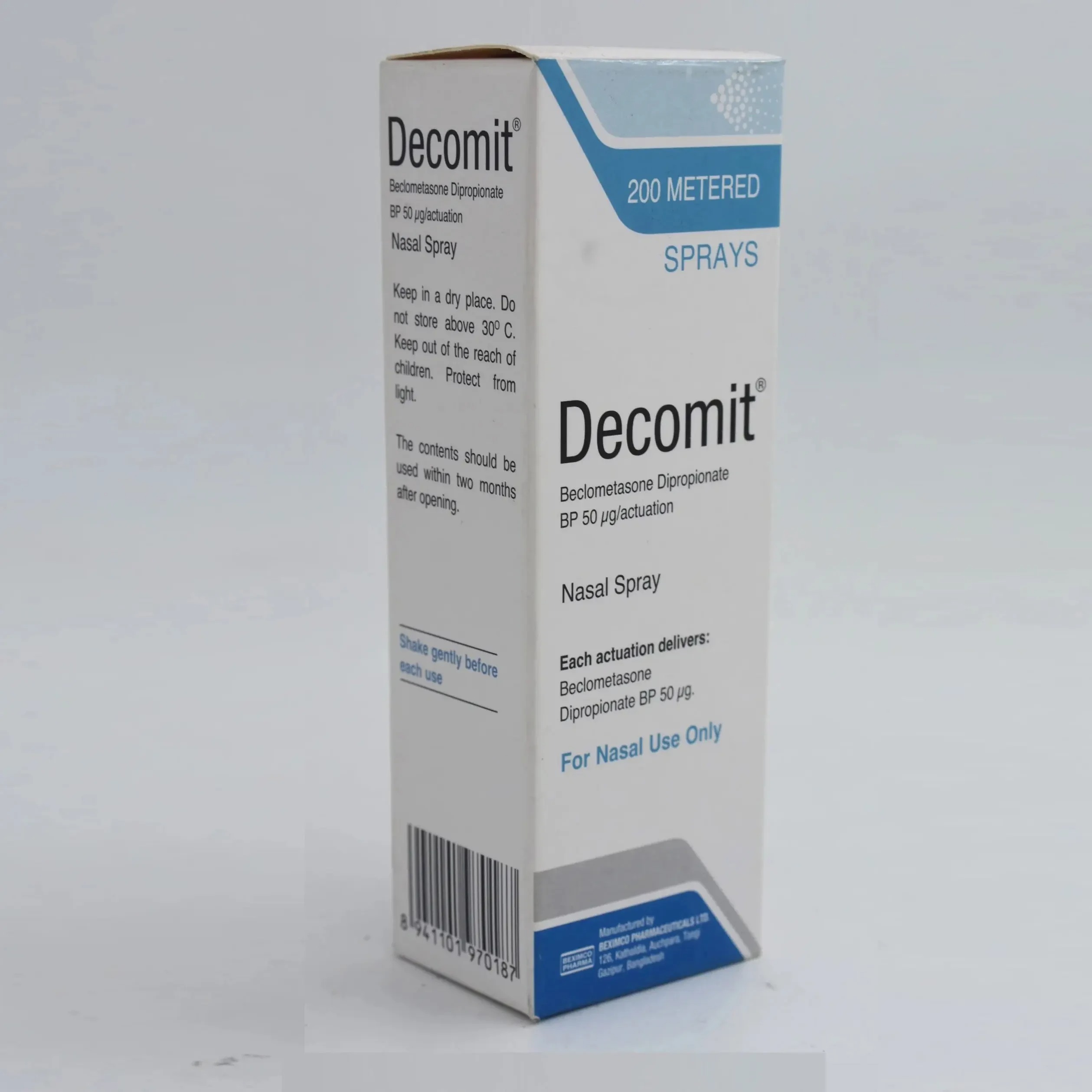 Decomit (Nasal Spray 50 mcg/spray)