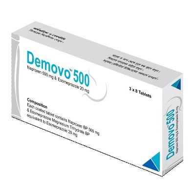 Demovo (Tablet 500 mg+20 mg)