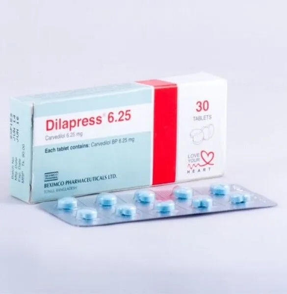 Dilapress (Tablet 6.25 mg)