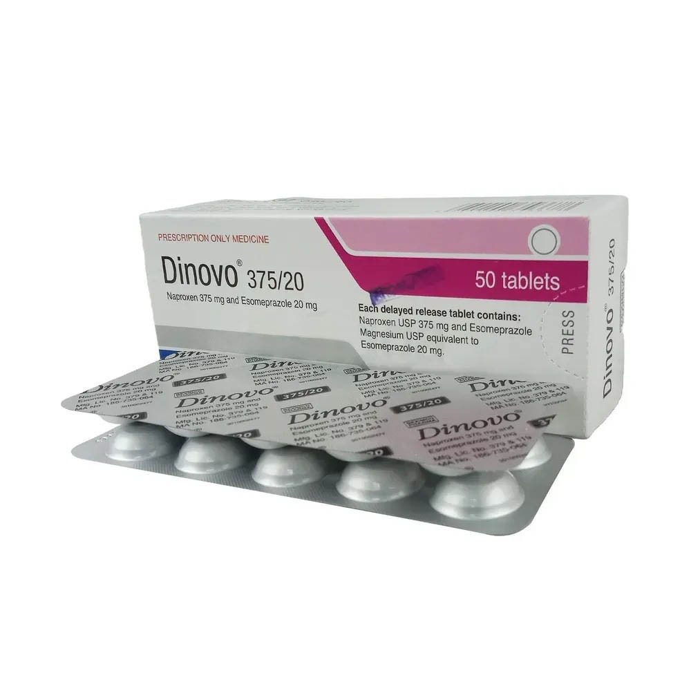 Dinovo (Tablet 375 mg+20 mg)