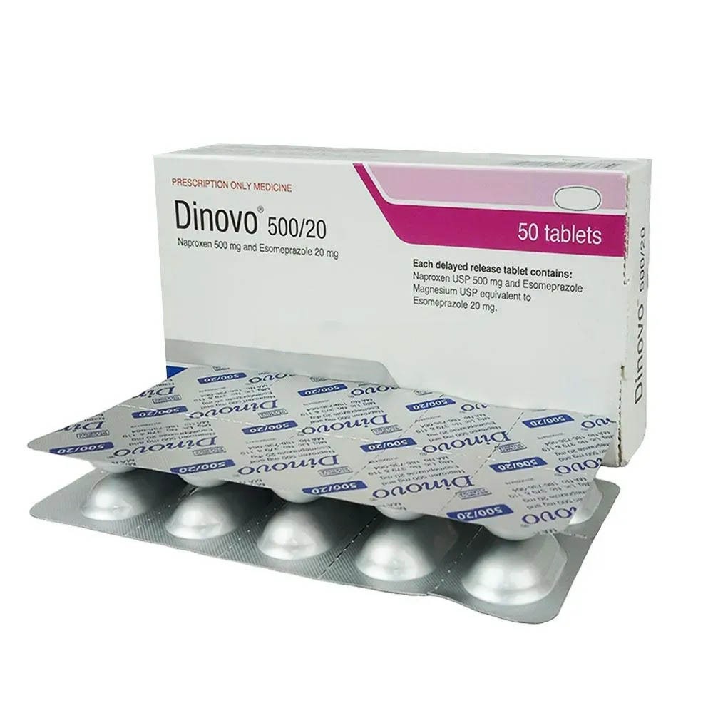 Dinovo (Tablet  500 mg+20 mg)