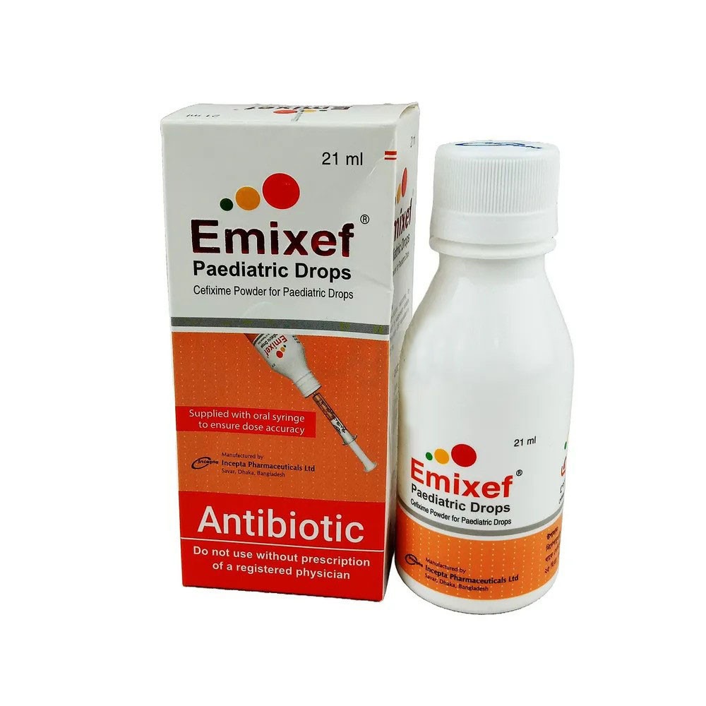 Emixef (Pediatric Drops 25 mg/ml 21 ml bottle)