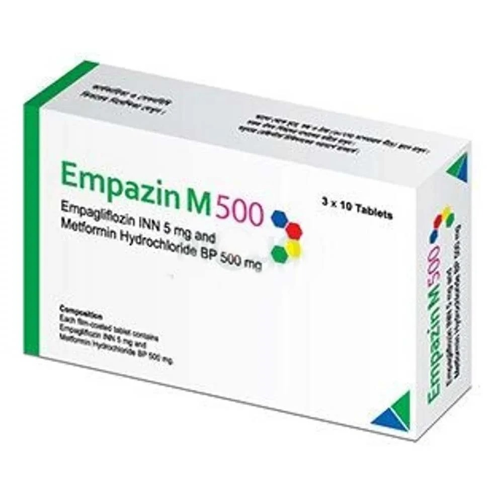 Empazin M (Tablet 5 mg+500 mg)