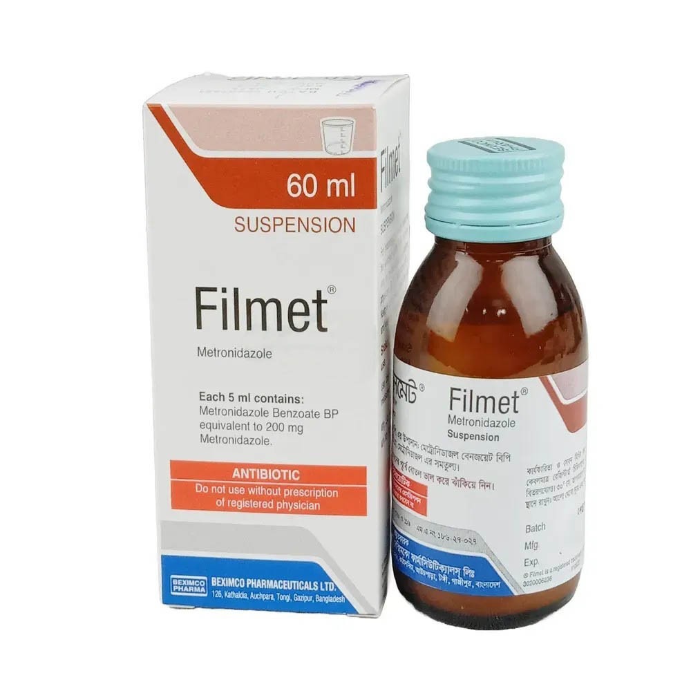 Filmet (Oral Suspension 200 mg/5 ml  60 ml bottle)