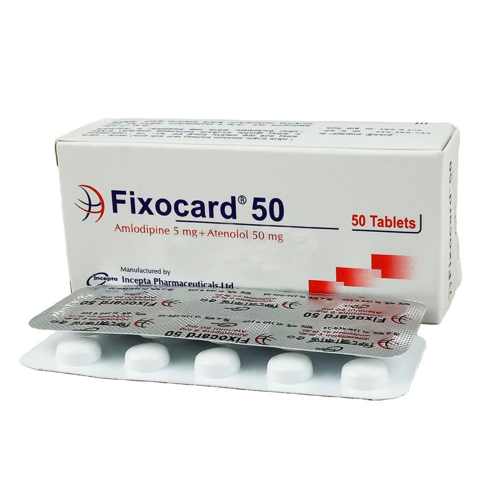 Fixocard (Tablet 5 mg+50 mg)
