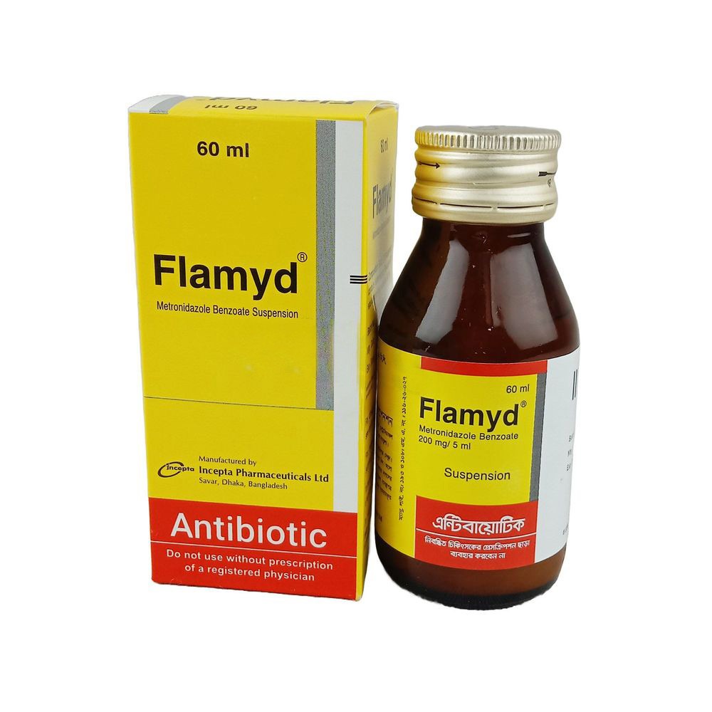 Flamyd (Oral Suspension 200 mg/5 ml 60 ml bottle)