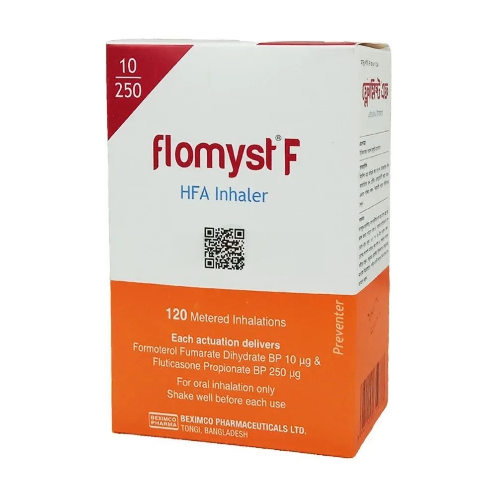 Flomyst F (Metered-Dose Inhaler (MDI)  (250 mcg+10 mcg)/puff 120 metered doses)
