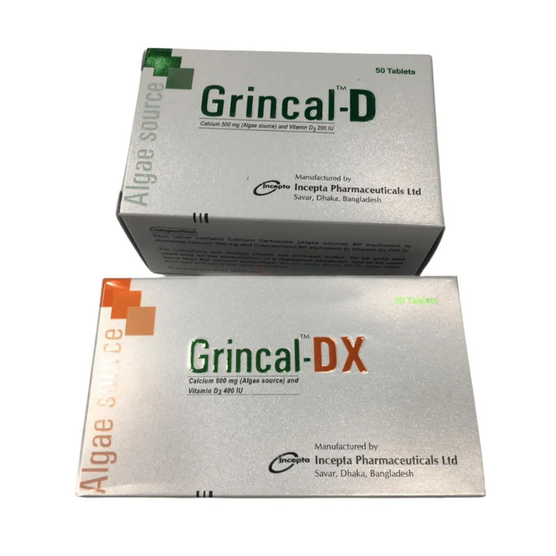 Grincal DX (Tablet 600 mg+400 IU)