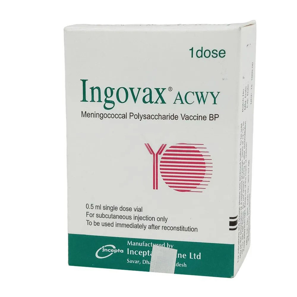 Ingovax ACWY (SC Injection 50 mcg/0.5 ml)
