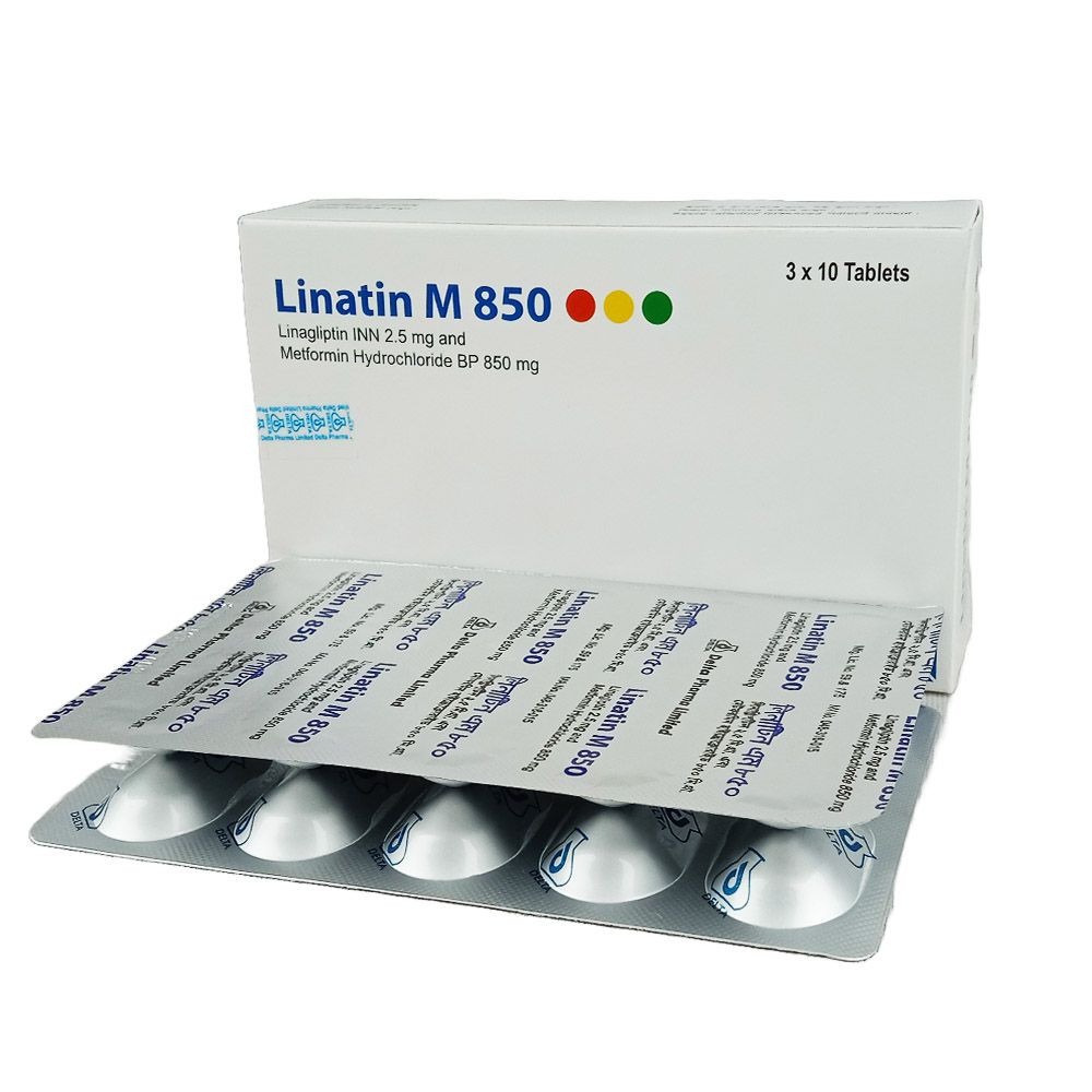 Linatin M (2.5 mg+850 mg)