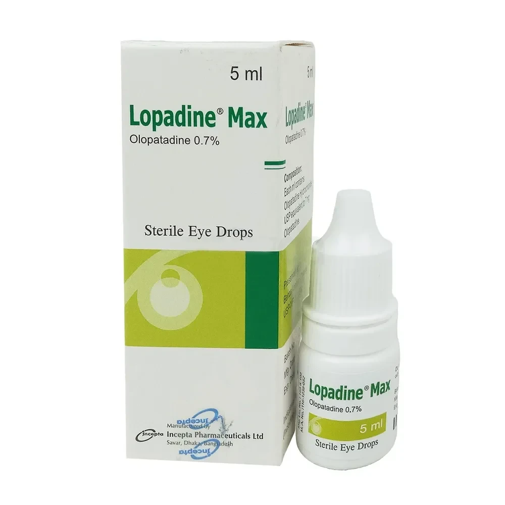 Lopadine Max (Ophthalmic Solution 0.7% 5 ml drop)