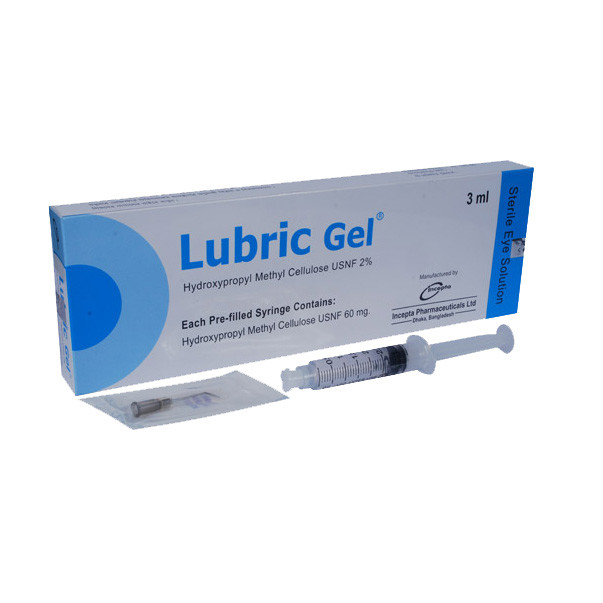 Lubric Gel (Viscoelastic Solution 2% 3 ml pre-filled syringe)
