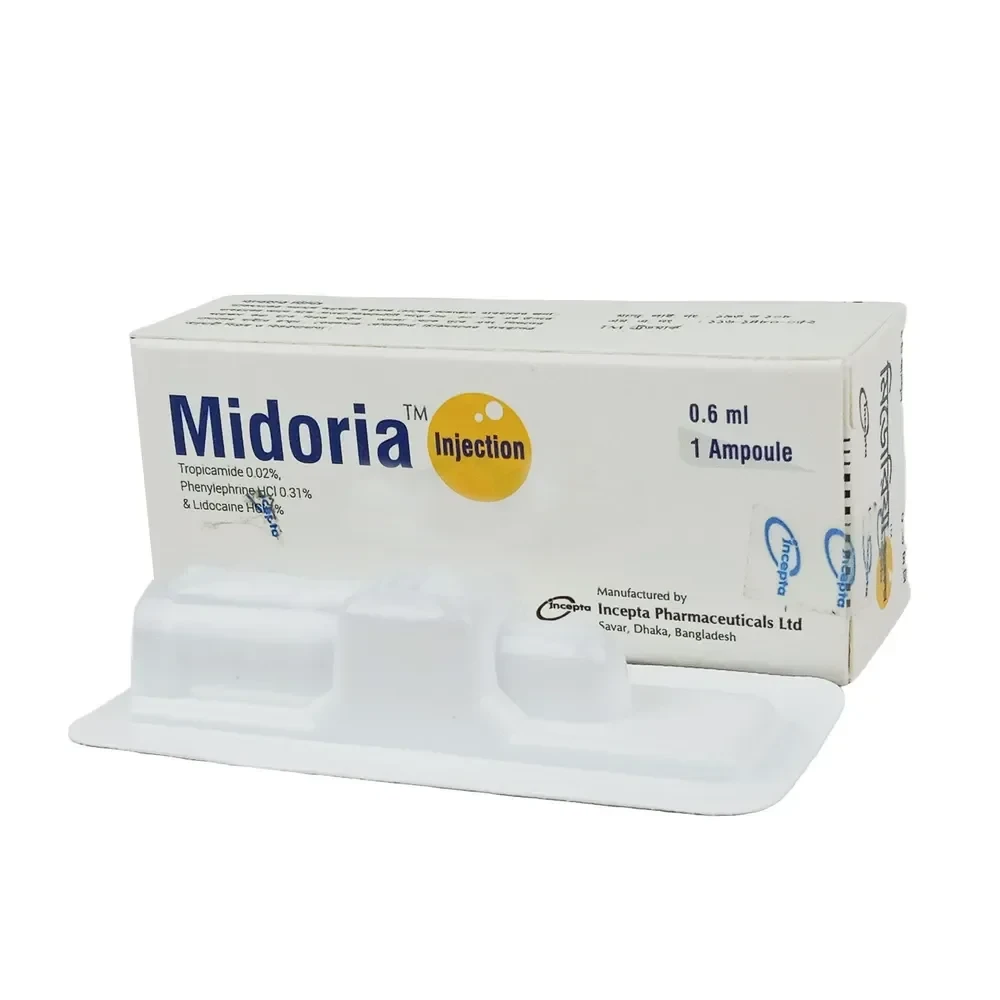 Midoria (Intracameral Injection 0.02%+0.31%+1% 0.6 ml ampoule)