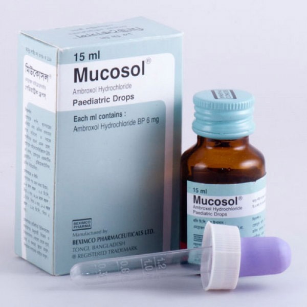 Mucosol (Pediatric Drops 6 mg/ml 15 ml bottle)