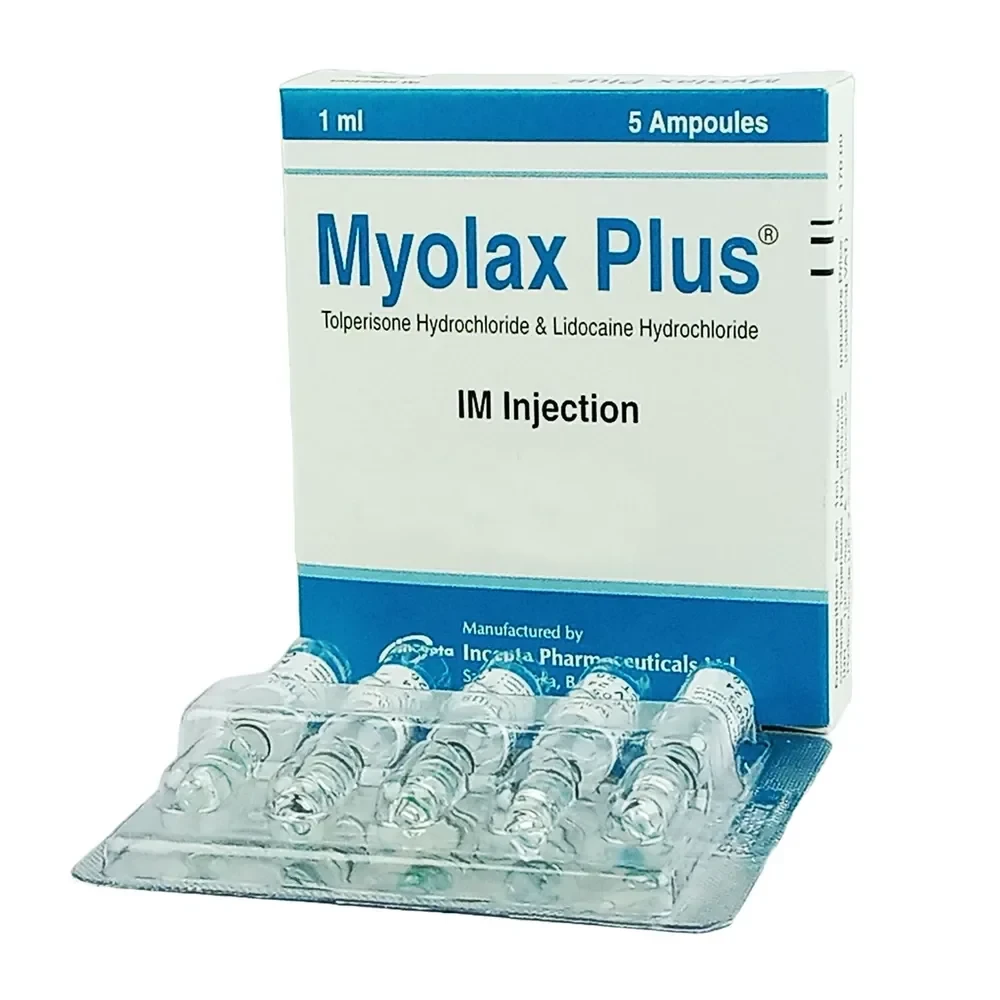 Myolax Plus (IM Injection (100 mg+2.5 mg)/ml 1 ml ampoule)