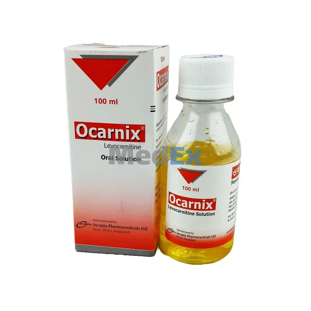 Ocarnix (Oral Solution 500 mg/5 ml 100 ml bottle)