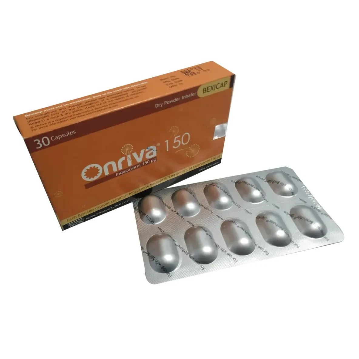 Onriva (Dry Powder Inhalation Capsule (DPI) 150 mcg)