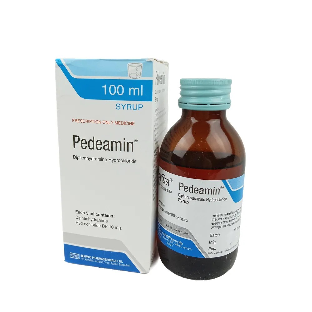 Pedeamin (Syrup 10 mg/5 ml 100 ml bottle)