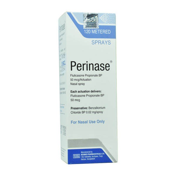 Perinase (Nasal Spray 50 mcg 120 metered sprays:)