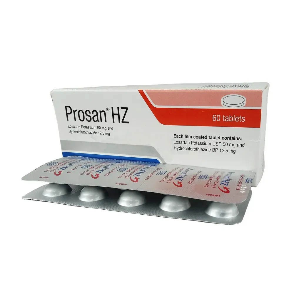 Prosan HZ (Tablet 50 mg+12.5 mg)