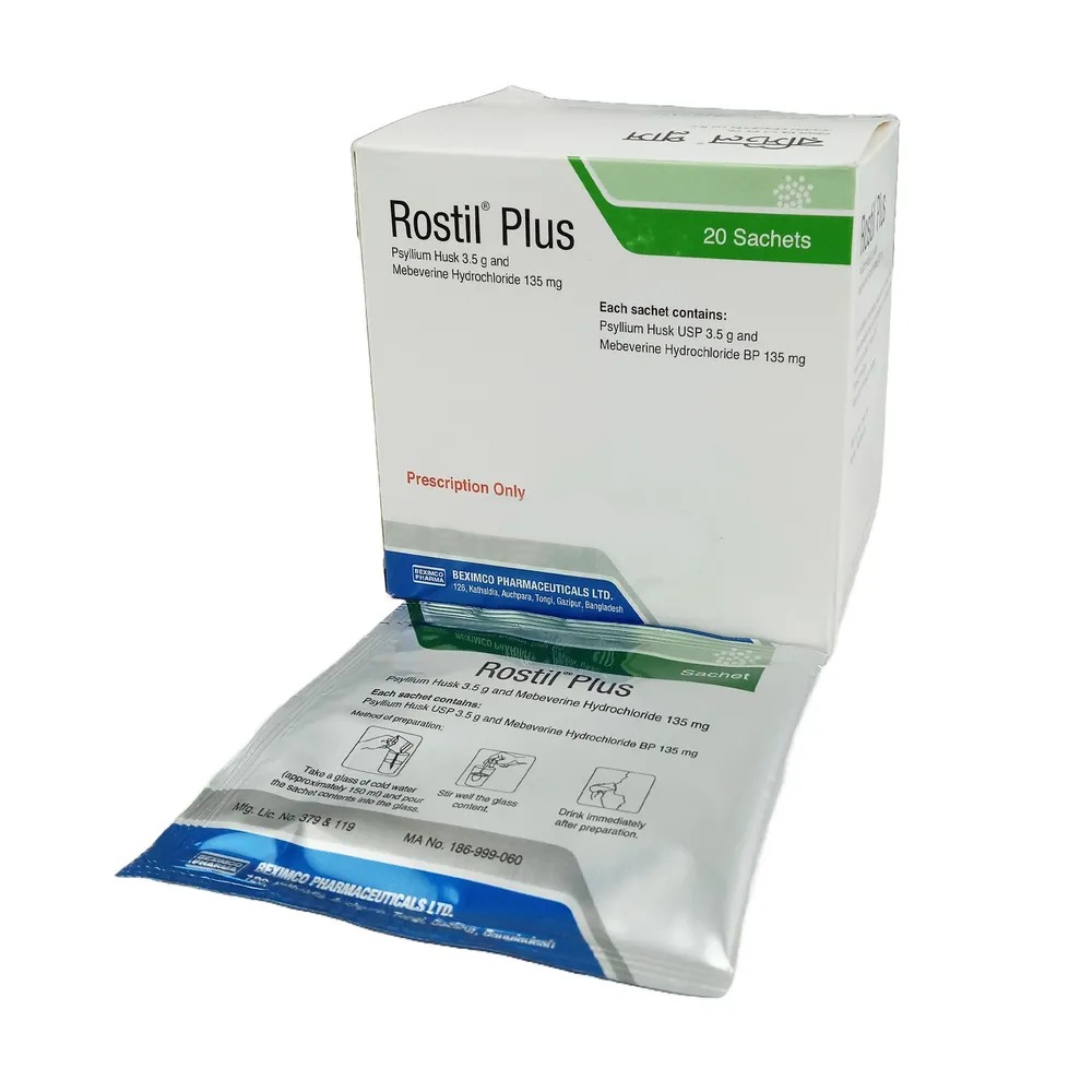 Rostil Plus (Effervescent Granules (3.5 gm+135 mg)/sachet) 3.5 gm sachet)
