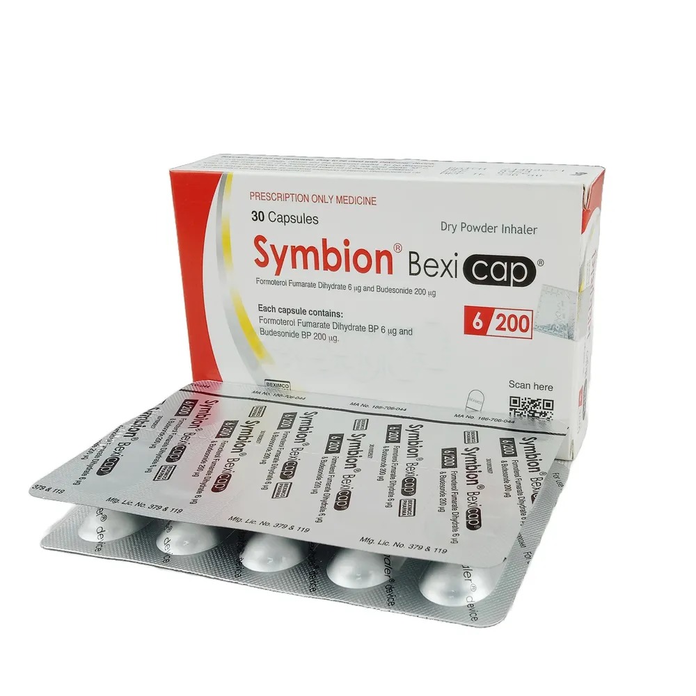 Symbion (Dry Powder Inhalation Capsule (DPI) 200 mcg+6 mcg)