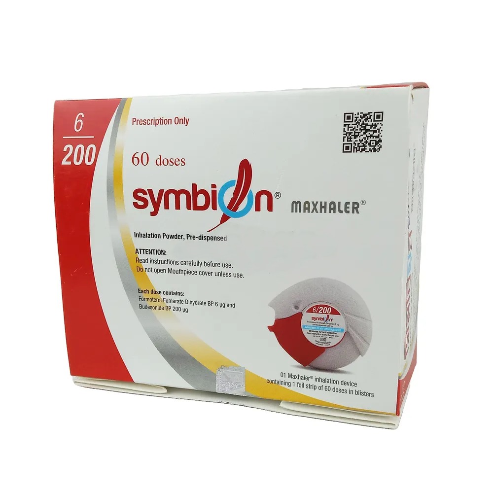 Symbion (Metered-Dose Inhaler (MDI) ((200 mcg+6 mcg)/puff) 60 metered doses)