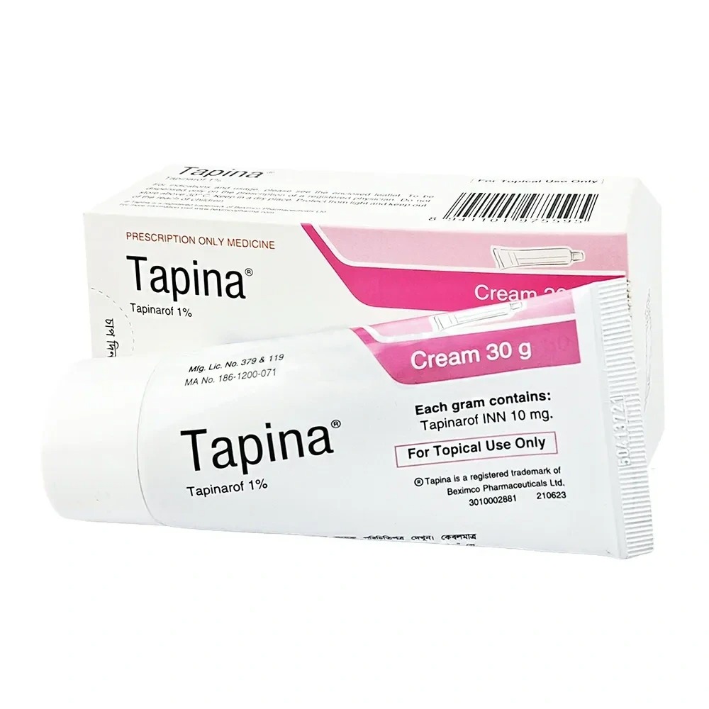 Tapina (Cream 1% 30 gm tube)