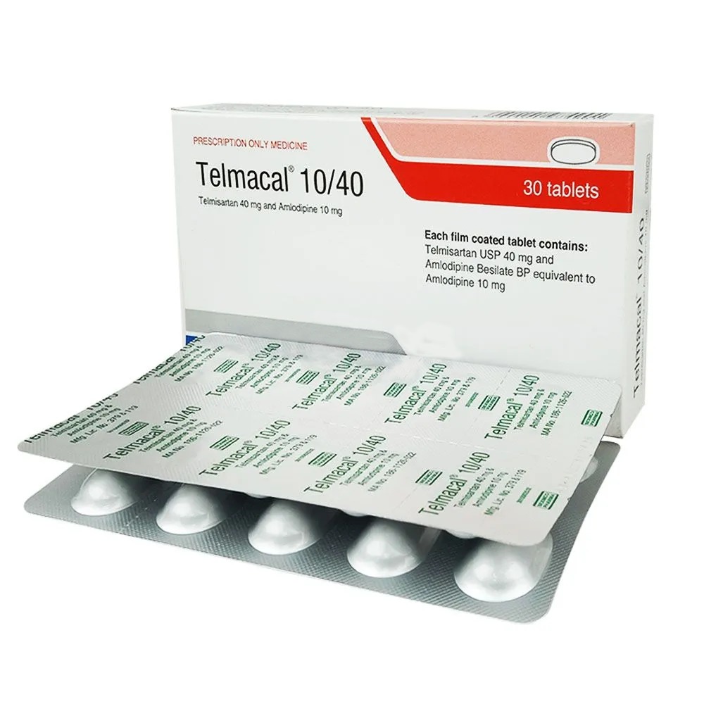 Telmacal (Tablet 10mg+40 mg)