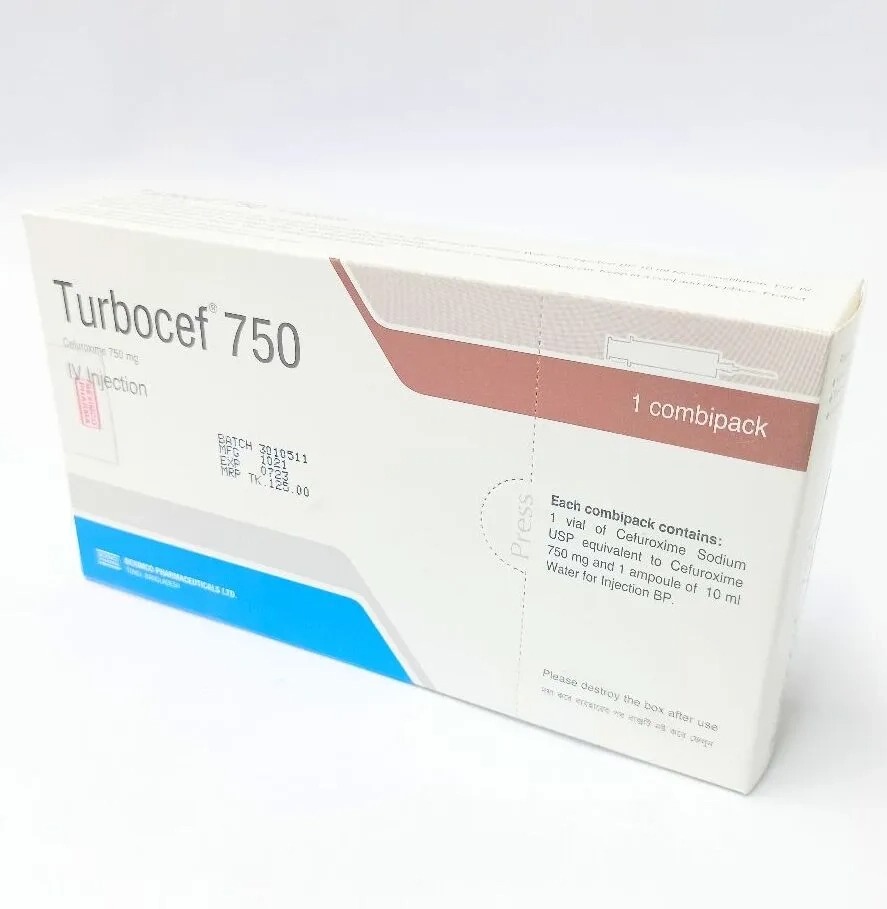 Turbocef (IM/IV Injection 750 mg/vial)