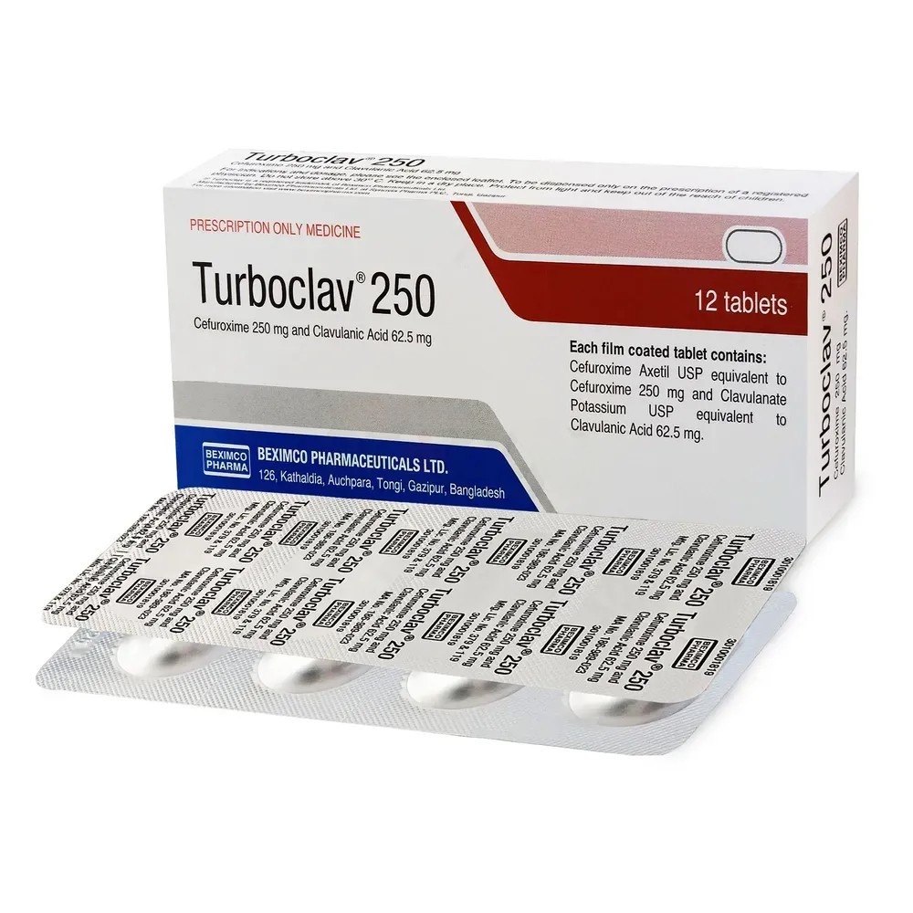 Turboclav (Tablet 250 mg+62.5 mg)