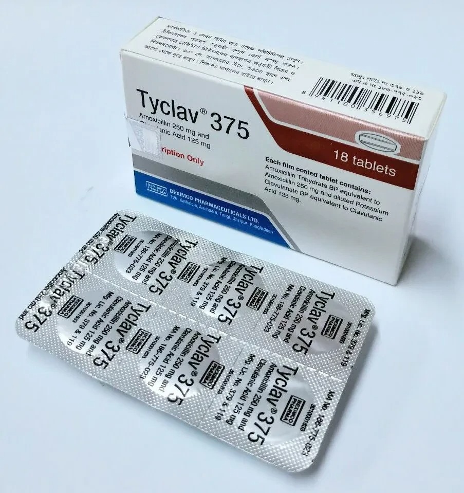 Tyclav (Tablet 250 mg+125 mg