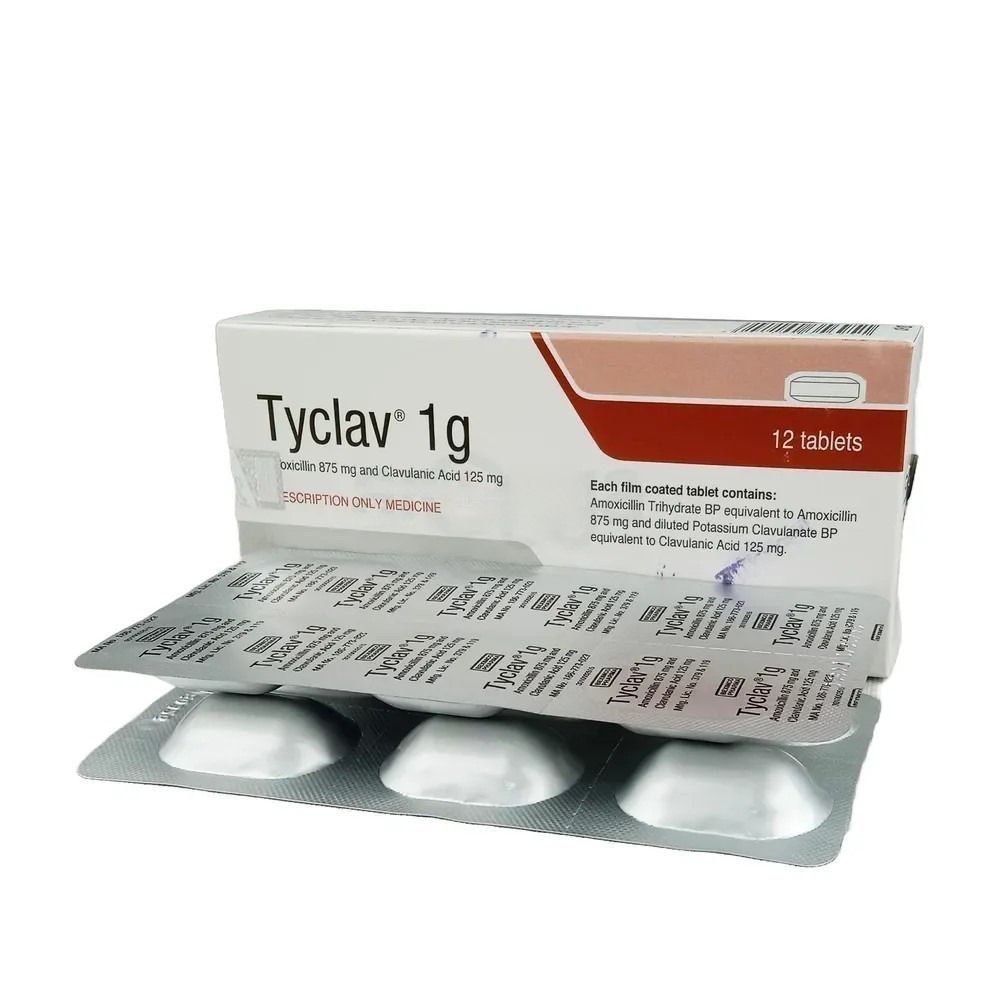 Tyclav (Tablet 875 mg+125 mg )