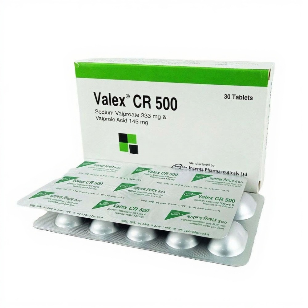 Valex CR 500 mg tablet