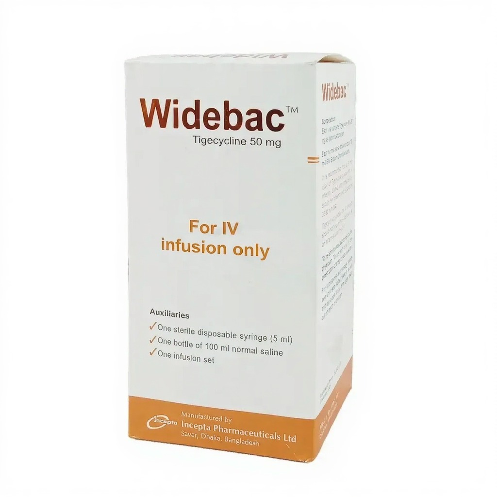 Widebac (IV Infusion 50 mg/vial)